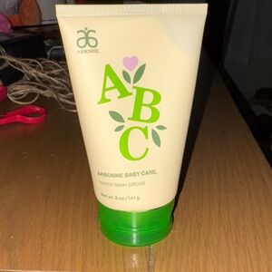Arbonne Baby Care Diaper Rash Cream - Cream and Green